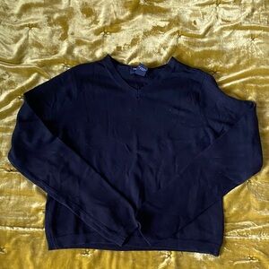 Women’s vintage Black V-Neck Boyfriend Sweater by The Limited